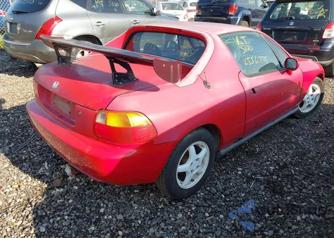 1995 Honda Civic Del Sol Si из США, поврежденный, VIN JHMEH6261SS002316